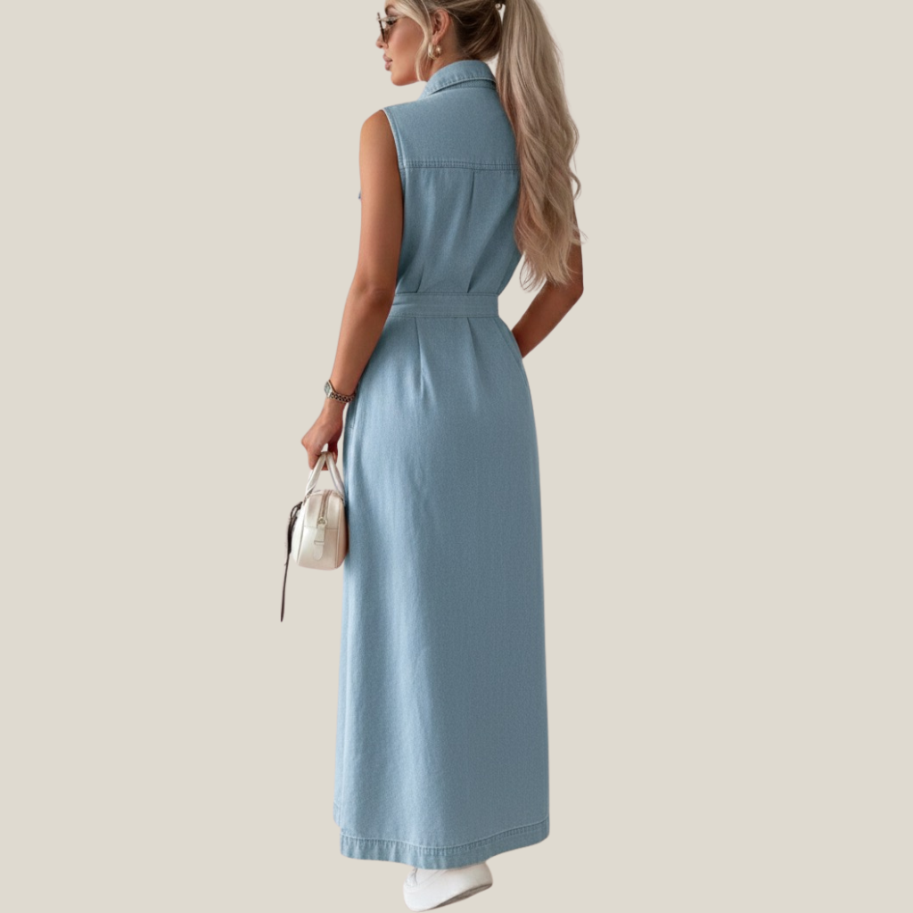 Louisa | Maxi Denim Dress