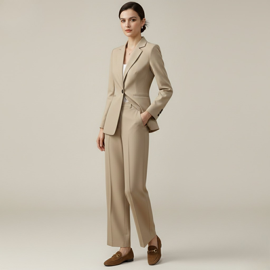 Claudia | Effortless Stylish Blazer Trousers Set
