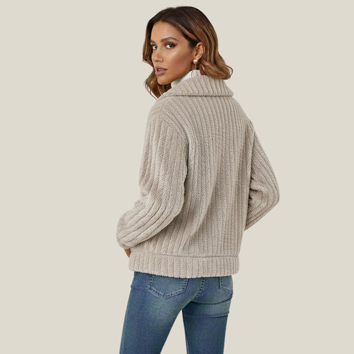 Rhonda - Casual plushy cardigan